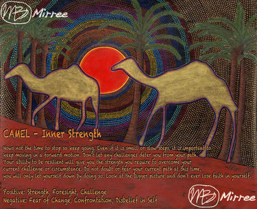 Limited Edition Camel Spirit Dreaming Giclee Aboriginal Art Print by Mirree